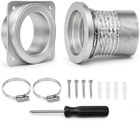 Magnetic Dryer Vent Connector Kit DV180 4-Inch Dryer Vent Coupling by Unknown