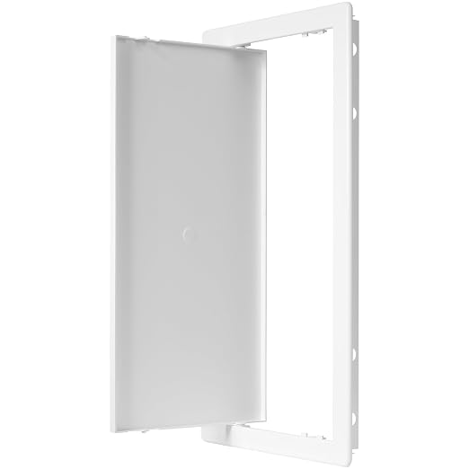 8" x 16" White ABS Plastic Plumbing Access Panel - Image 7