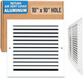Fits 10x10 Hole | Aluminum Return Air Grille by Handua | Vent Cover Grill by Handua