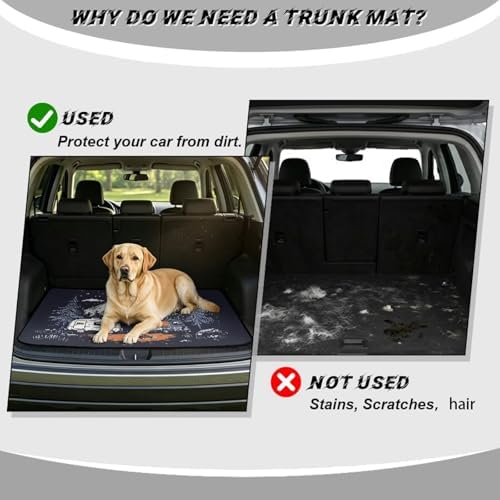 Camping Van Waterproof Car Trunk Mat 29"x39" - Image 4