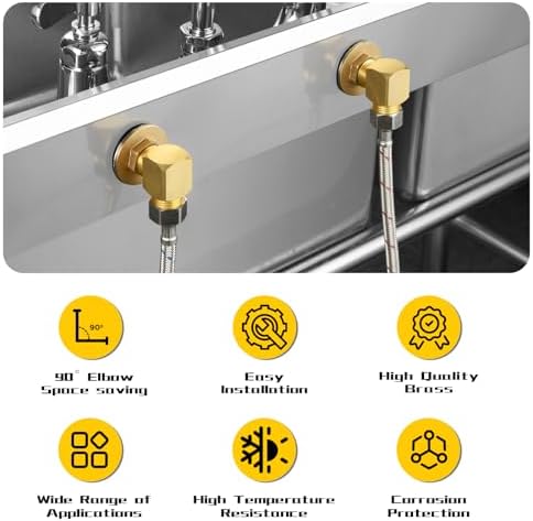 Commercial Faucet Installation Kit, Replacement T&S Brass B-0230-K Installation - Image 2