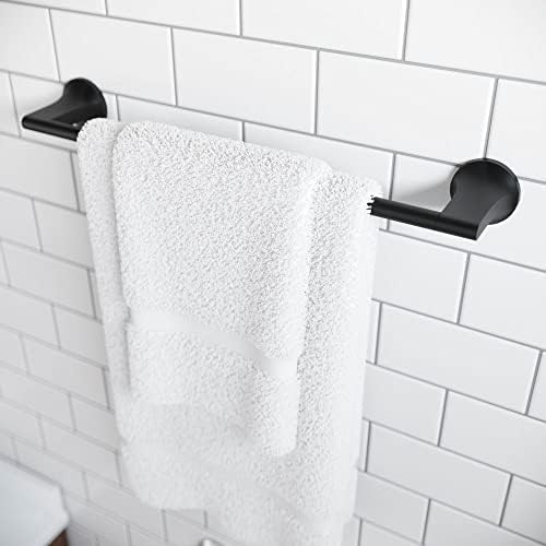 Pfister Pfirst Modern 18 in Matte Black Wall Mounted Towel Bar BTBPFM1B - Image 2