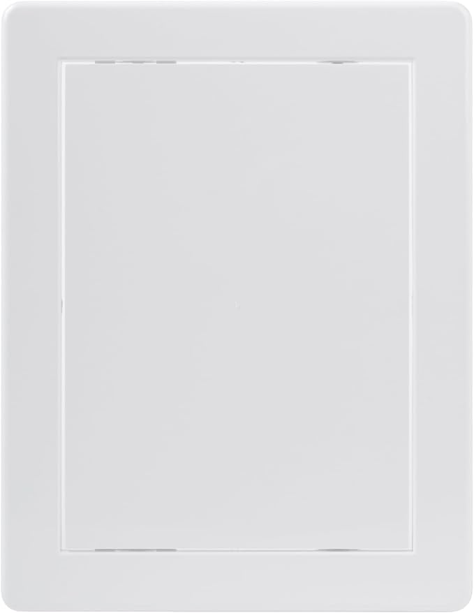 6x8 Inch White Access Panel for Drywall – ABS Plastic Square Wall, Ceiling by HVACOV