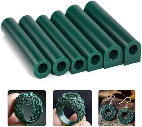 Yoption 6 Pcs Casting Wax, Carving Wax Ring Hole Tube - Image 2