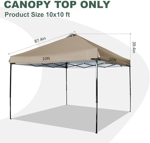 10x10 Canopy Replacement Top - Image 2