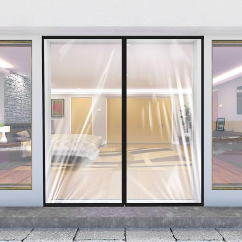 Amylove Zipper 72 x 80 Inch Dust Barrier Door, 6 x 6.7 ft Construction Wall - Image 7
