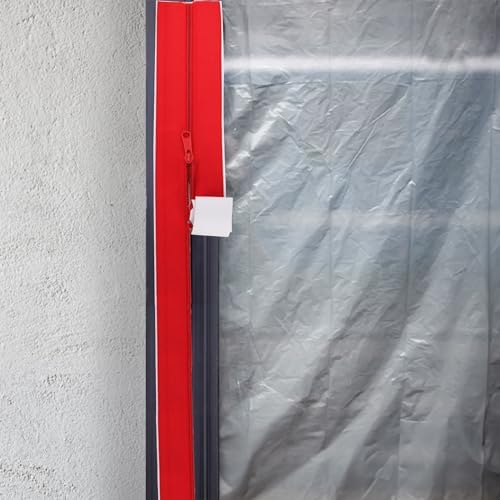 4 Pack Heavy Duty Dust Protector Zipper, 7 Ft Long x 3 in Wide - Image 5