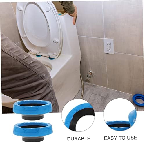 2pcs Toilet Wax Ring Replacement Kit Compatible Toilets Leak Seal Easy - Image 3