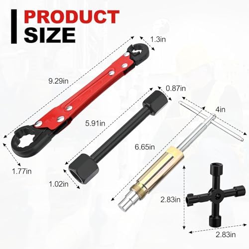 Quick Repair Plumbing Tools Kit – Angle Stop Wrench - Image 6