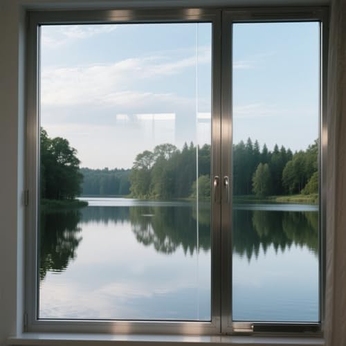ROLLINDOG 2Mil Self Adhesive Clear Protective Glass Film 24 Inch x 100 Ft - Image 2