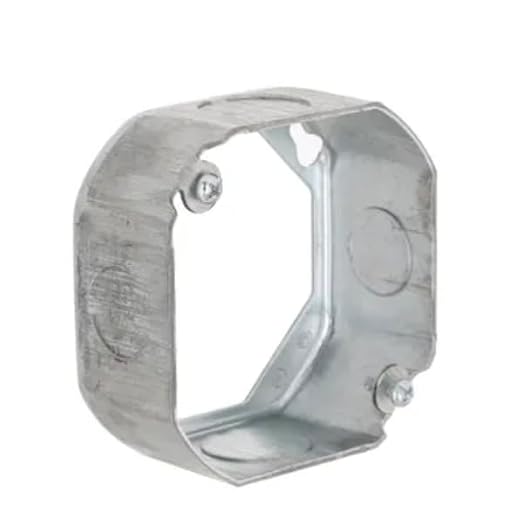 4 inch Electrical Octagon Box Extension Ring, 1-1/2 inch Deep, by Unknown