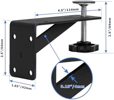 4Pcs Undermount Sink Brackets Sink Repair Kit Adjustable Undermount Sink Support - Image 2