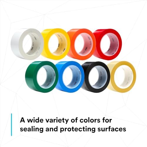 3M Vinyl Tape 471, 5.2 mil, 2 in x 36 yd, 1 Roll - Image 3