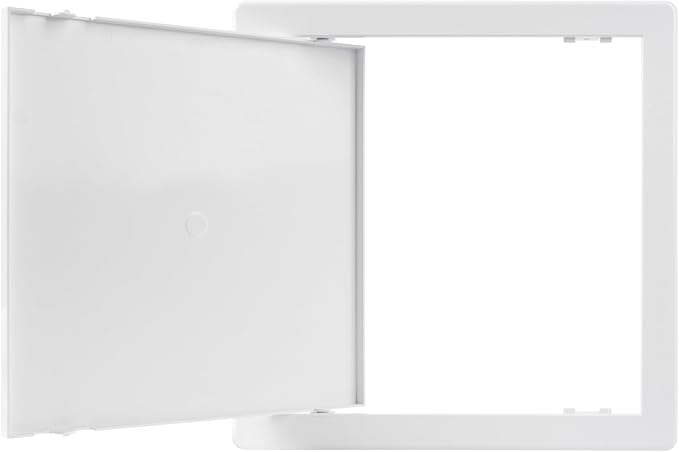 10x10 Inch White Access Panel for Drywall – ABS Plastic Square Wall, Ceiling - Image 9