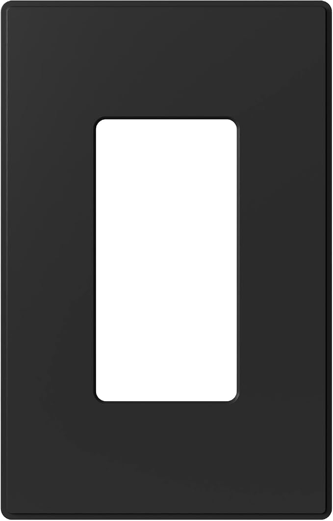 ELEGRP 1-Gang Screwless Decorative Wall Plates, Mid-Size Unbreakable by ELEGRP%7CELEGROUP