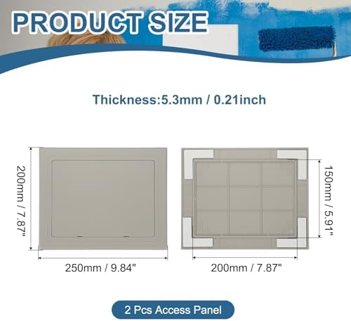 PATIKIL 8x6 Inch Self-Adhesive Access Panel - Image 2
