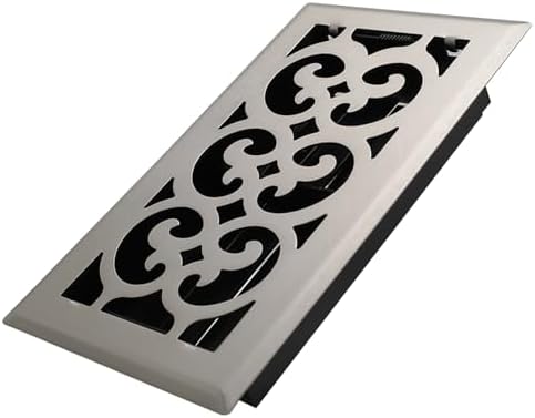 Howeall 4x8 Inches Heavy Duty Walkable Floor Register Easy Adjust Air Supply by Howeall