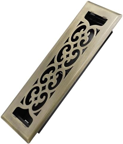 Howeall 2x10 Inches Heavy Duty Walkable Floor Register Easy Adjust Air Supply by Howeall
