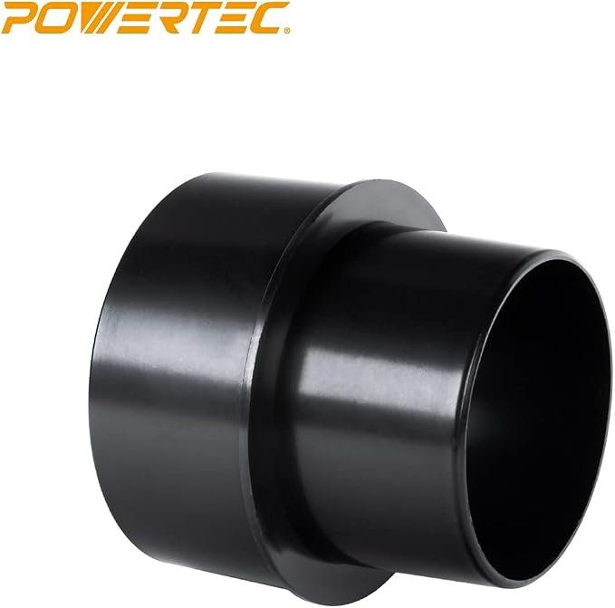 POWERTEC 70170 5” to 4” Reducer Dust Collection Fitting, ABS Plastic - Image 2