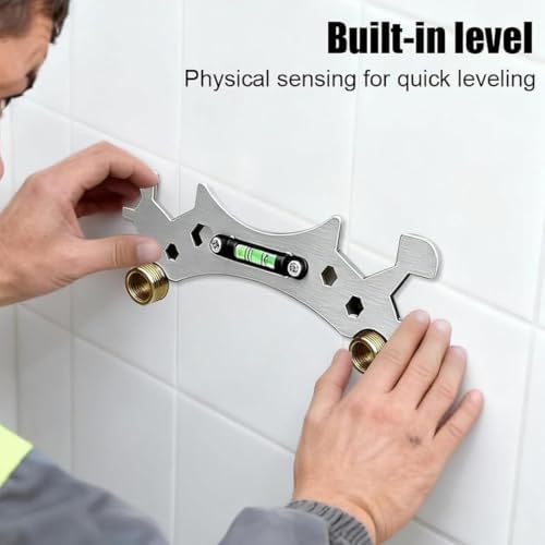 Basin Wrench Set, Universal Adjustable Sink Installation Tool Kit 9 Pieces - Image 4