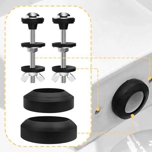 Universal Toilet Tank to Bowl Gaskets Kit, Fits Most 2-Inch and 3-Inch Leak - Image 7
