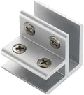 Aluminum Alloy Tile Glass Clamp Bracket Set – L, X Shape Connectors by Dolibi