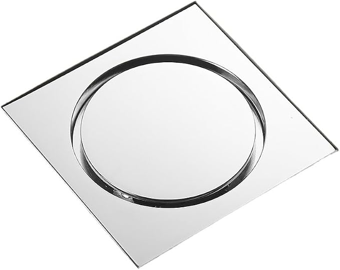 1pc Silver Square Floor Drain 10 * 10cm by Unknown