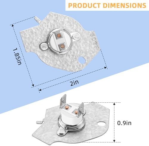 Thermal Fuse Dryer Replacement 3977393 fit - Image 3