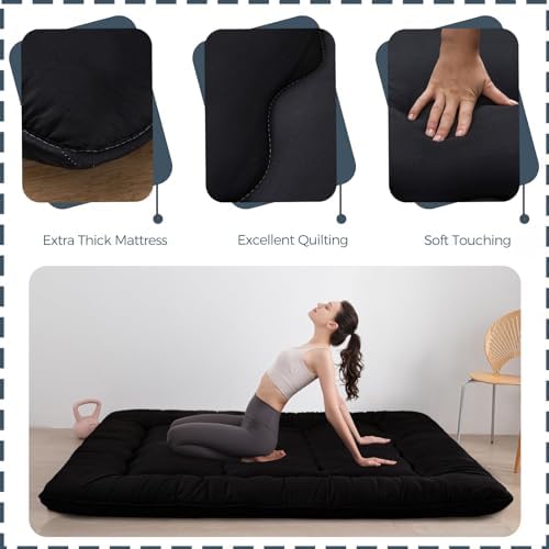MAXYOYO 6" Extra Thick Japanese Floor Mattress Full Folding Futon Mattress - Image 3