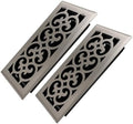 Howeall 4x10 Inches 2 Pack Heavy Duty Walkable Floor Register Easy Adjust Air by Howeall