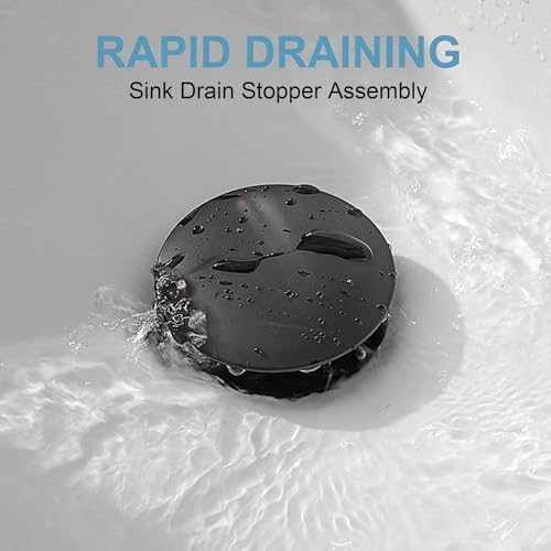 15/8" Bathroom Faucet Vessel Vanity Sink Pop Up Drain Assembly Stopper - Image 5