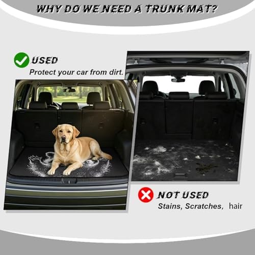 Small Raccoon Dog Car Trunk Mat 29"x39" - Image 4