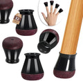 YOZON Chair Leg Floor Protectors Silicone Caps Felt Furniture Pads Covers by yozon