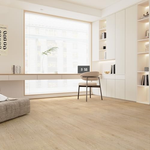 3D Peel and Stick Vinyl Floor Tile Roll Wood Plank Sticker 23"x 393"/64 Sq.Ft - Image 2