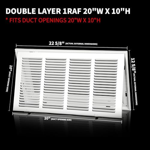 20x16 Air Return Grille Return Vent Cover - Image 2