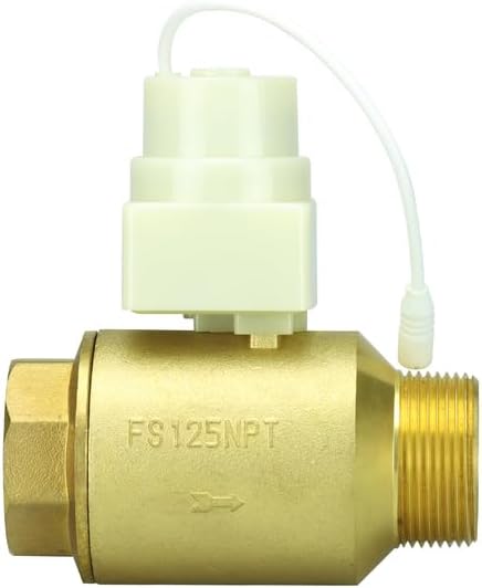 FloodStop Water Heater Motorized Valve, 1-1/4" NPT MIP x FIP | Compatible by FloodStop