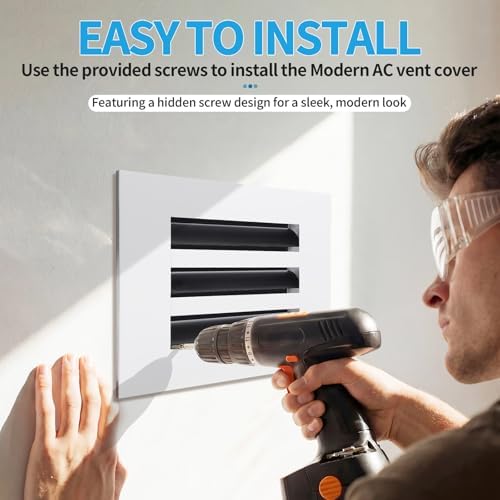 6x6 Modern AC Vent Cover, Decorative Air Vent Register Grille - Image 4