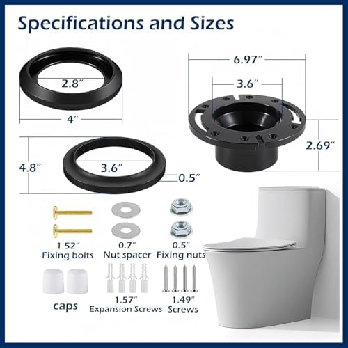 Toilet Wax Ring Replacement Kit，Premium Toilet Seal and Gasket - Image 3