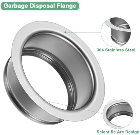 M METERXITY 1-Pack Garbage Disposal Sink Flange, Kitchen Sink Replacement - Image 2