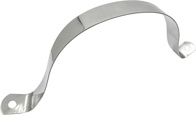 6 Inch Two Hole Strap U Bracket, Stainless Steel Tube Strap Tension Clip - Image 5