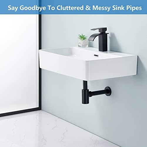 Brass P Trap Bathroom Sink: 1-1/4 Sink Trap - Image 4