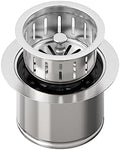 BOTEMY Extended Garbage Disposal Flange Basket Strainer Stopper, Deep 304 by BOTEMY