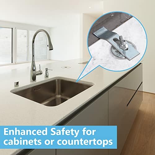 Enhon Undermount Sink Clips Kit 36 Pack, Sink Mounting Brackets, Heavy Duty - Image 5