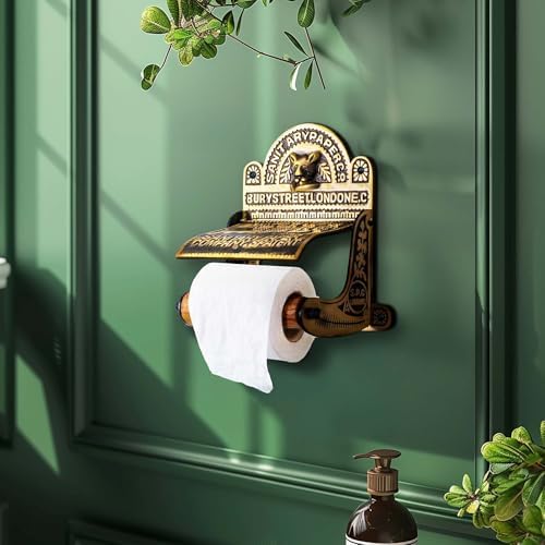 Renovators Supply Manufacturing Antique Brass Wall Mount Toilet Tissue Paper - Image 6