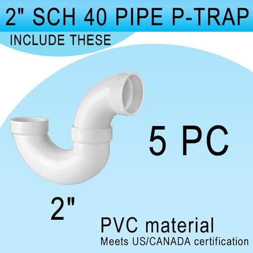 Asterbacks 2 inch PVC P-Trap - Image 6