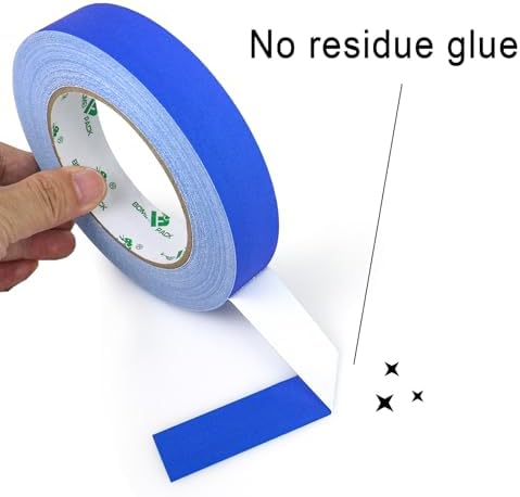 BOMEI PACK Blue Gaffer Tape, Matte Non-Reflective, 1inch x 30yds No Residue - Image 5
