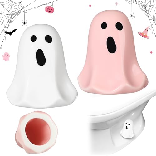 Wonderjune 2 Pack Toilet Bolt Covers Ceramic Bathroom by Wonderjune