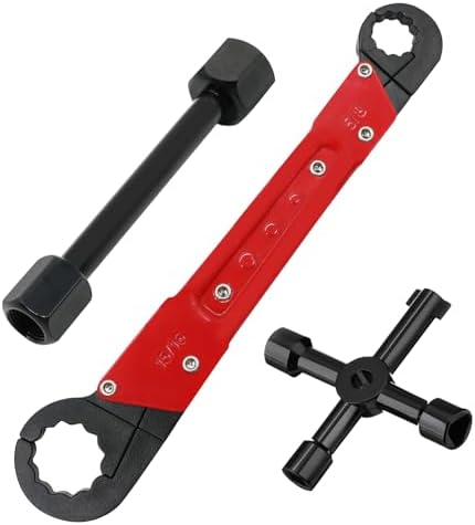 Plumbing Tools, Angle Stop-On Wrench kit, High-Precision Angle-on Wrench by JFJJ
