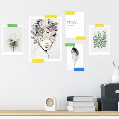 Yellow Masking Tape, Colored Painters Tape - Image 4