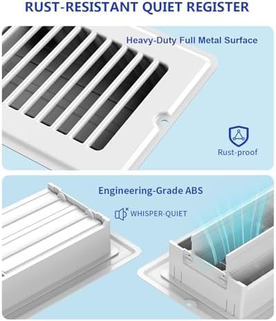 4x10 Floor Register, Wall or Ceiling - Image 3